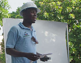 Nacha Bain Gael, senior construction trainer