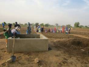 New water basins for irrigation in Keur Daouda