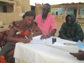 Signing partnership agreement with newest village