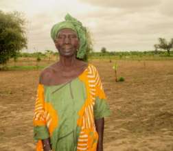 Awa in the Darou Diadji garden