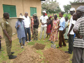 Trees were planted throughout each community