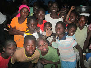 Excited children in Gagnick Mack