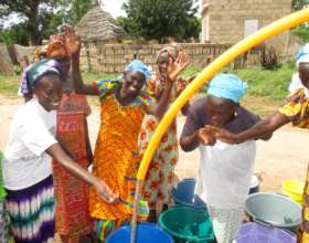Clean, abundant water for families in Gagnick Mack