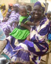 Kine with her granddaughter in Darou Diadji