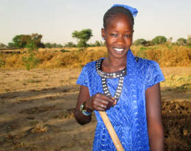 Maguette in the Walo garden