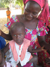 Walo cooperative president and her child