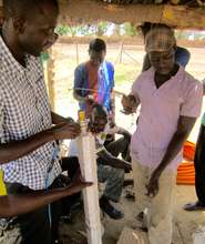 Solar power pumps water at rate of 40 L per minute