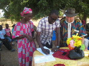 Official project kick-off in the community of Walo