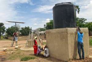 Fully installed water system in Gagnick Mack