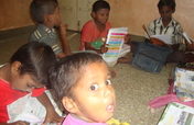 Food for 2014-15 to 25 deprived children in India