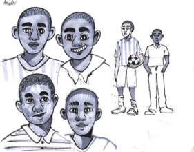 Illustration development for teen HIV book