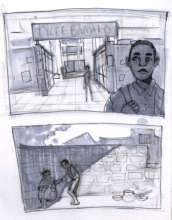 Illustration development for teen HIV book