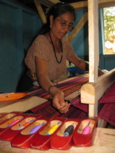 Our weaving loom which the elderly can use