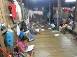 Girls dormitory after electricity(Kwee Lay high)