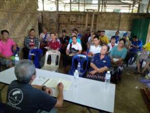 Hearing from village leaders