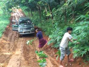 Preparing against slipping road