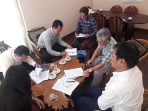 Signing of contract with contractors