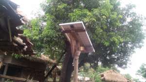 Solar panel installed
