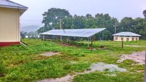 Solar panels in Hpa Pun hospital