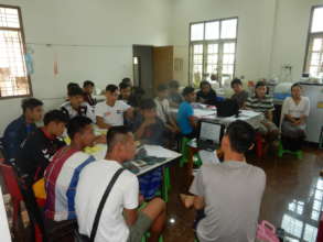 Training to the to-be village technicians