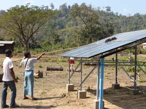 For better maintenance,cleaning the solar panel.