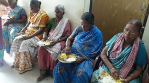 Food Donation for poor elderly persons in SERUDS
