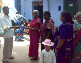 Old age persons receiving sponsorship in andhra