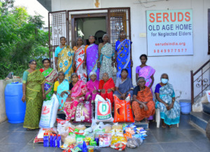 Sponsorship of elders in oldage home Kurnool india