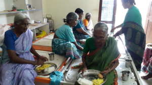 Sponsorship of food to old age people in India