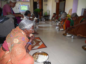 midday meal food sponsorship to destitute elders