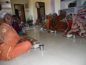 nutritious diet to poor elderly persons in oldage