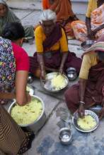 sponsorship of meals for destitute elderly women