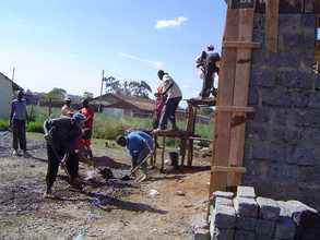 Workers Casting Ceiling Slab