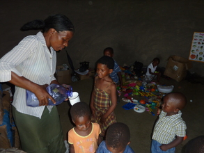 Inside the kindergarten