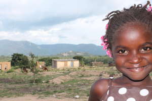 Girl from a rural Angola village
