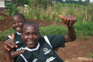 Soccer brings smiles!