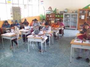 Classroom at nearly 4000m