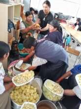 Preparing the graduation feast