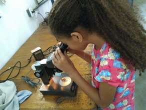 Budding young scientist
