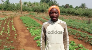 Bless hopes to have a garden of his own someday