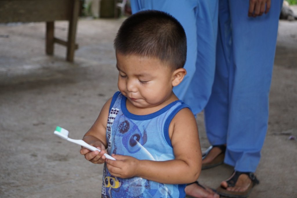 My first toothbrush!