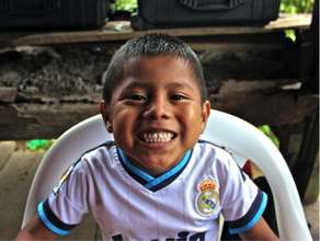 Yolando ready and eager for his 1st ever check-up