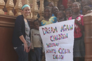 The children love visitors