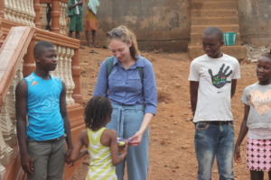 Alix receives gift from a Dream Home Kid