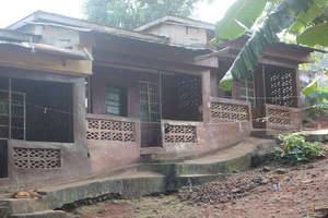 Building seen on hill side
