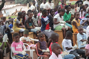 Kids learning how to stay safe from Ebola