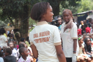 Christian, volunteer - Ebola Sensitization