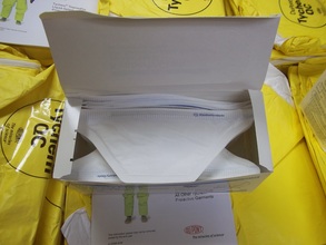 N95 particulate filter respirator & surgical masks