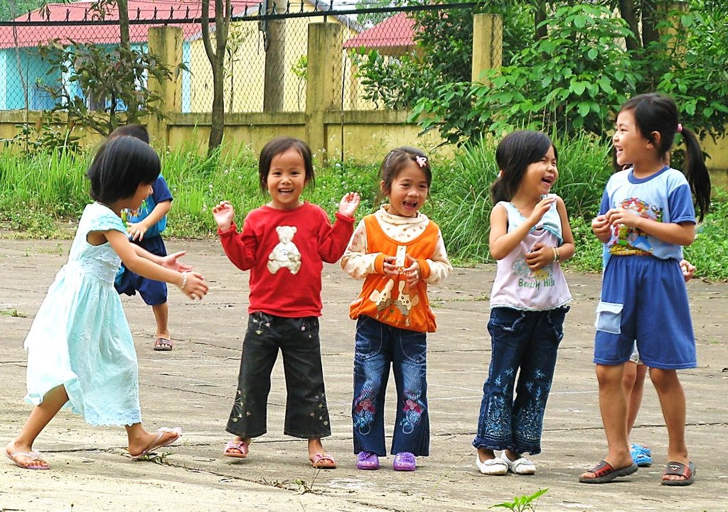 Children Playing at PeaceTrees Friendship Village