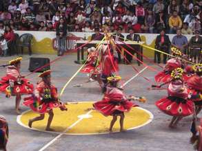 Traditional dancing in Peru
